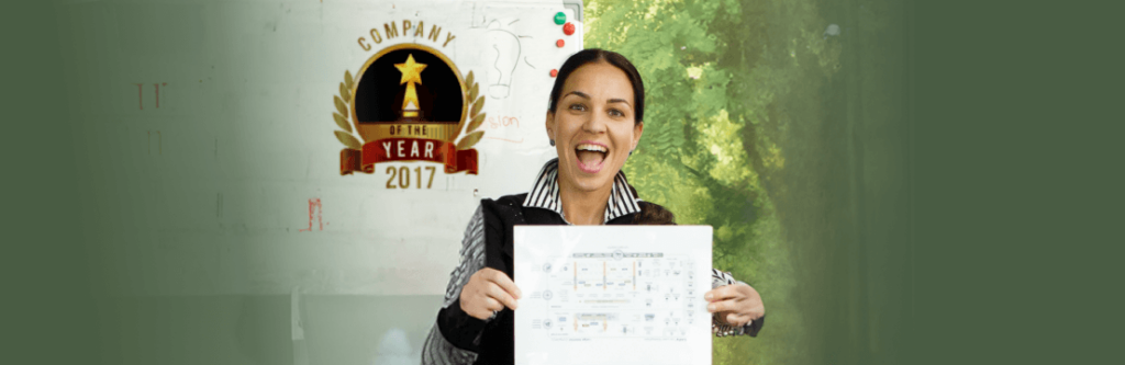 “Agile Transformation Company of 2017” Award