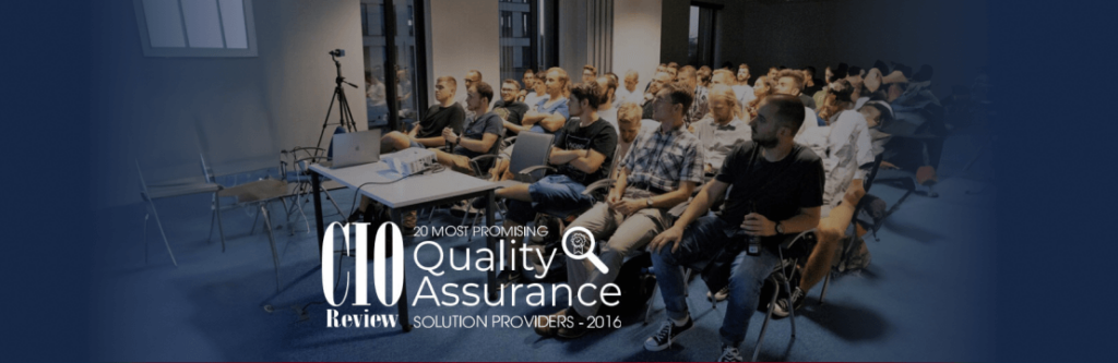 We are at 20 Most Promising Quality Assurance Solution Providers 2016