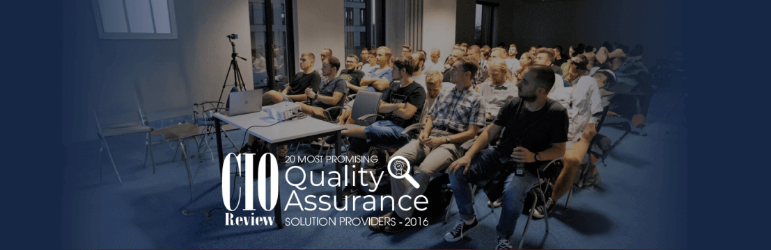 We are at 20 Most Promising Quality Assurance Solution Providers 2016