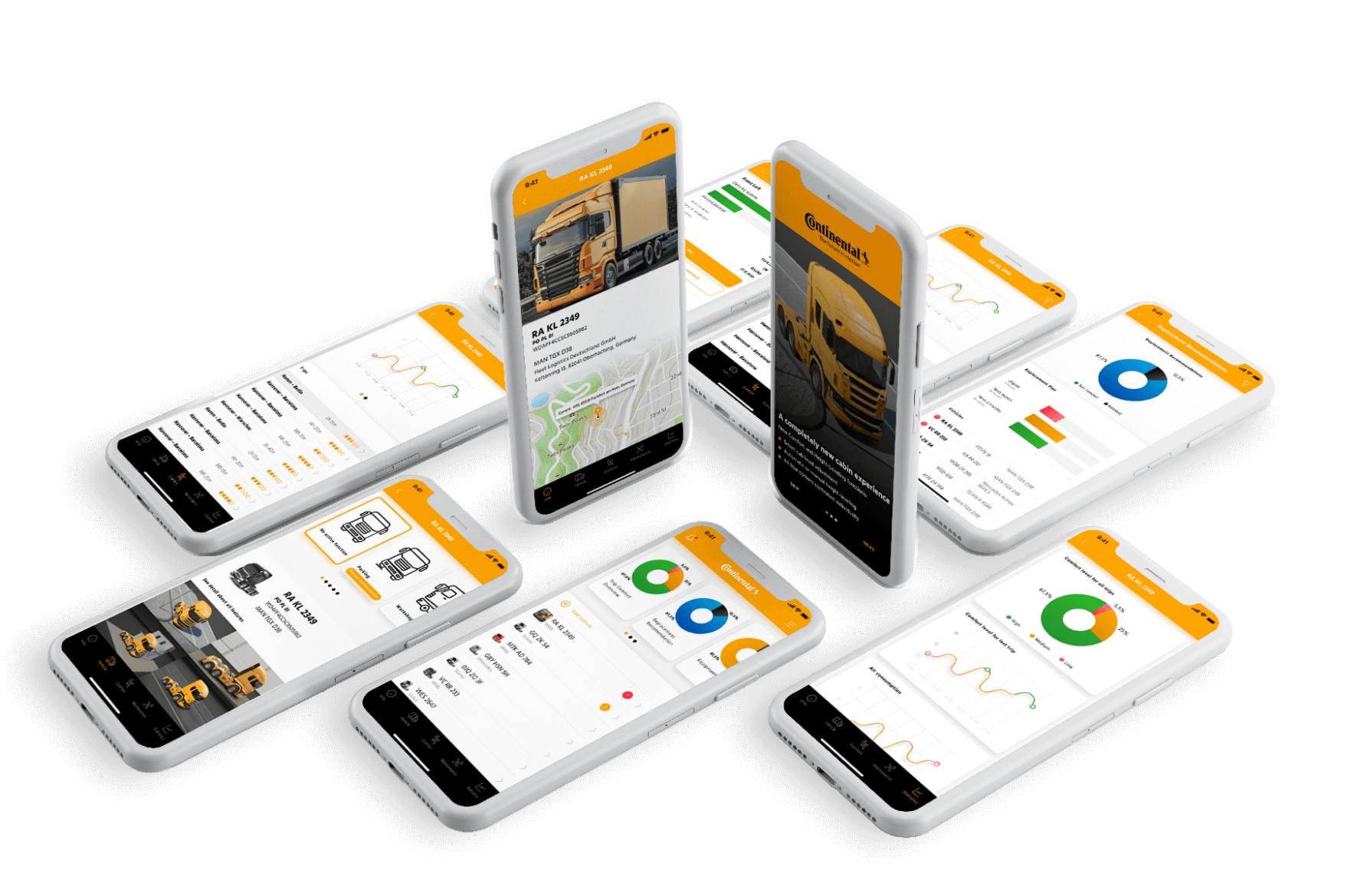 Integrated mobile application for fleet management functionality